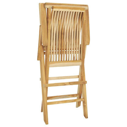 vidaXL Garden Dining Set | Teak | Fine sanded teak hardwood | Medium | Foldable