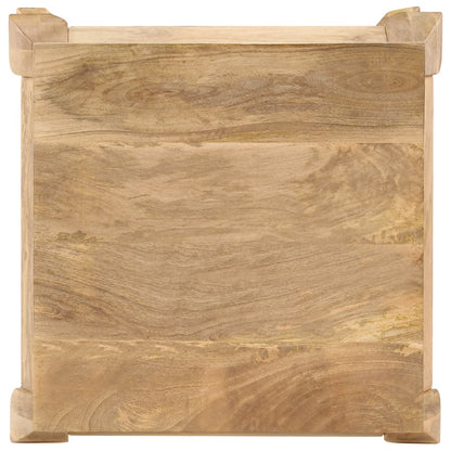 247112 vidaXL End Table 45x45x40 cm Solid Mango Wood