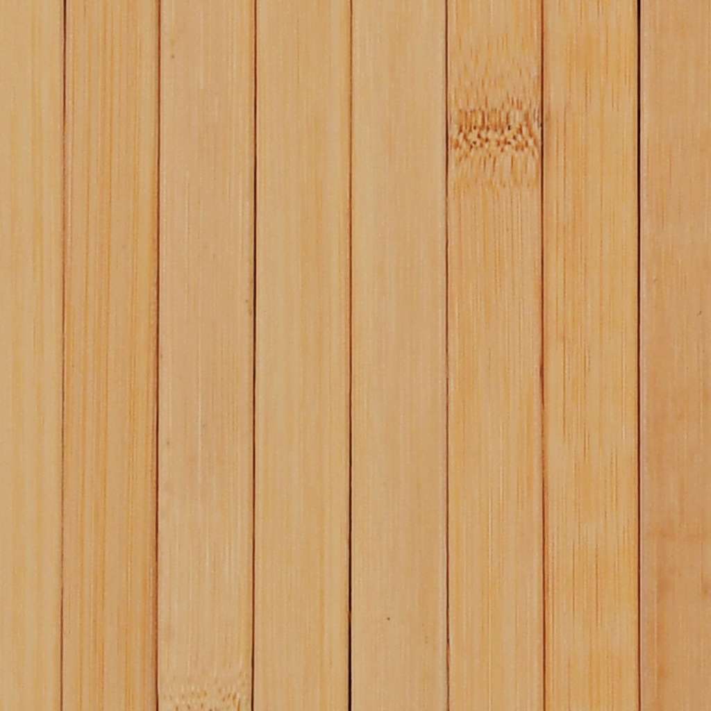 vidaXL Room Divider Bamboo Width 250 cm Height 165 cm Natural