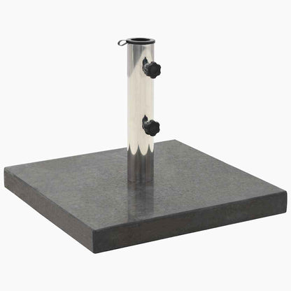 vidaXL Parasol Base | Black | Granite | 45 cm x 45 cm base | Parasol Base