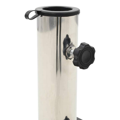vidaXL Parasol Base | Black | Granite | 45 cm x 45 cm base | Parasol Base