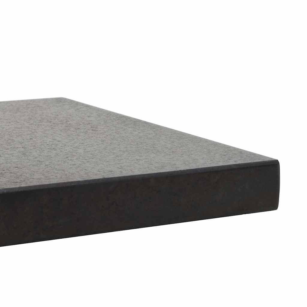 vidaXL Parasol Base | Black | Granite | 45 cm x 45 cm base | Parasol Base