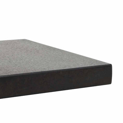 vidaXL Parasol Base | Black | Granite | 45 cm x 45 cm base | Parasol Base