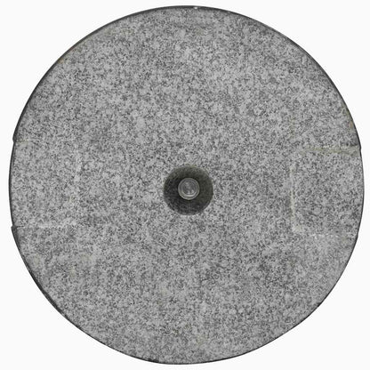vidaXL Parasol Base | Black | Granite and Stainless Steel | 20 kg