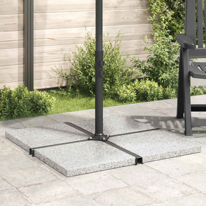 45070 vidaXL Umbrella Weight Plate Granite 25 kg Square Grey