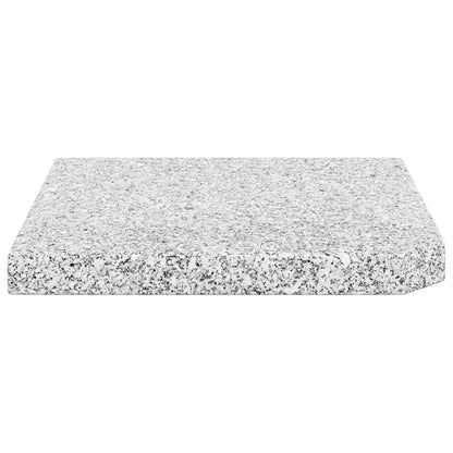 45070 vidaXL Umbrella Weight Plate Granite 25 kg Square Grey