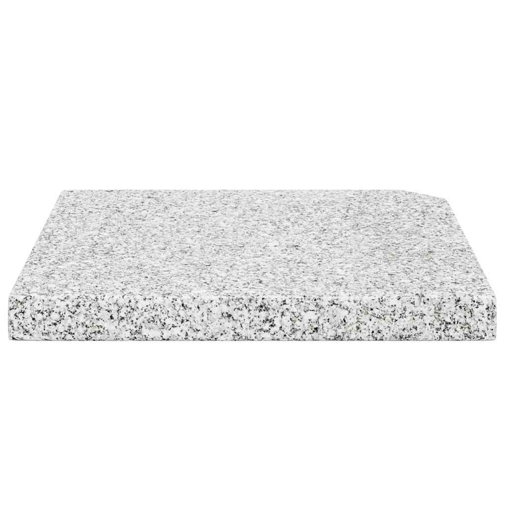 45070 vidaXL Umbrella Weight Plate Granite 25 kg Square Grey