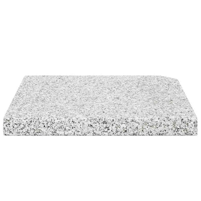 45070 vidaXL Umbrella Weight Plate Granite 25 kg Square Grey