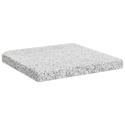 45070 vidaXL Umbrella Weight Plate Granite 25 kg Square Grey