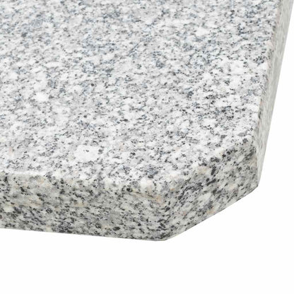 45070 vidaXL Umbrella Weight Plate Granite 25 kg Square Grey