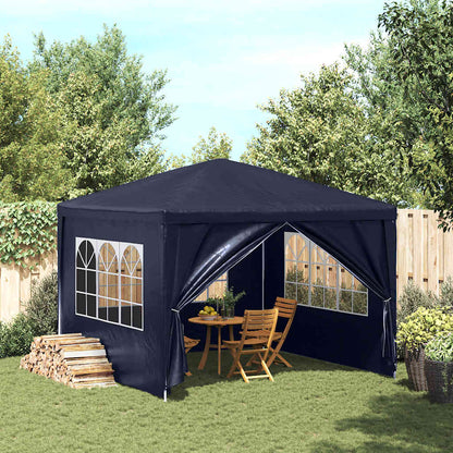 vidaXL Partytent | Blue | Polyethylene roof and side panels | 3x3x2.55 meters