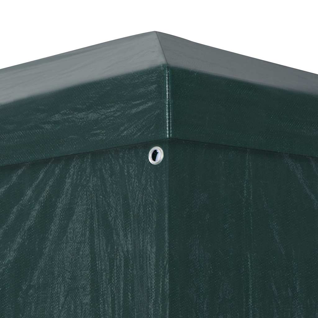 vidaXL Partytent | Green | Polyethylene roof and side panels, Steel frame