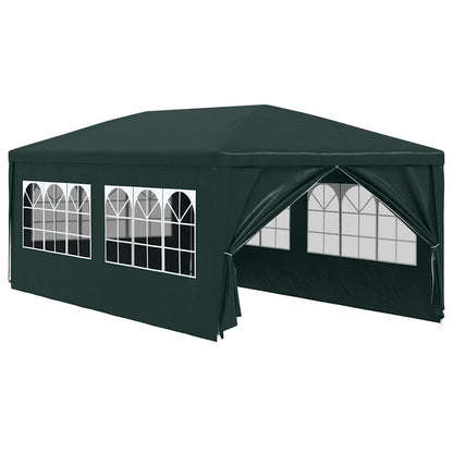 vidaXL Partytent | Green | Polyethylene, Steel | 3x6 m | UV-resistant materials