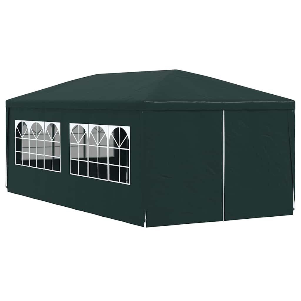 vidaXL Partytent | Green | Polyethylene, Steel | 3x6 m | UV-resistant materials
