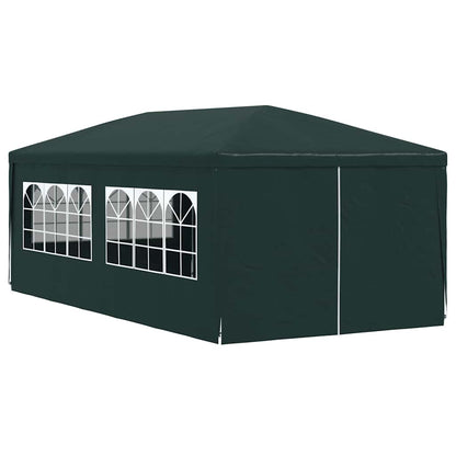 vidaXL Partytent | Green | Polyethylene, Steel | 3x6 m | UV-resistant materials