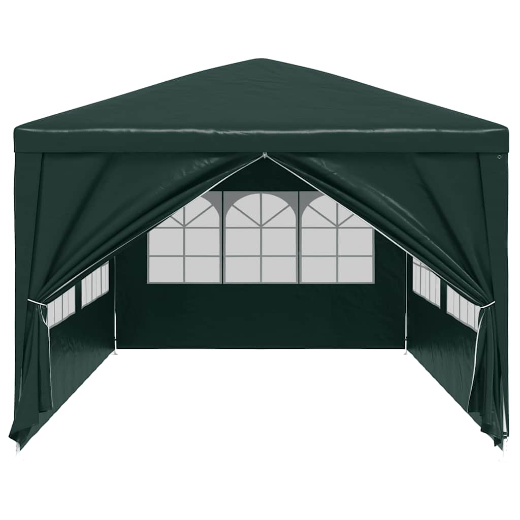 vidaXL Partytent | Green | Polyethylene, Steel | 3x6 m | UV-resistant materials