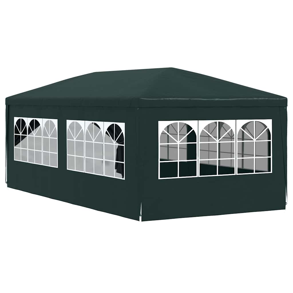 vidaXL Partytent | Green | Polyethylene, Steel | 3x6 m | UV-resistant materials