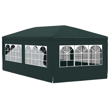 vidaXL Partytent | Green | Polyethylene, Steel | 3x6 m | UV-resistant materials
