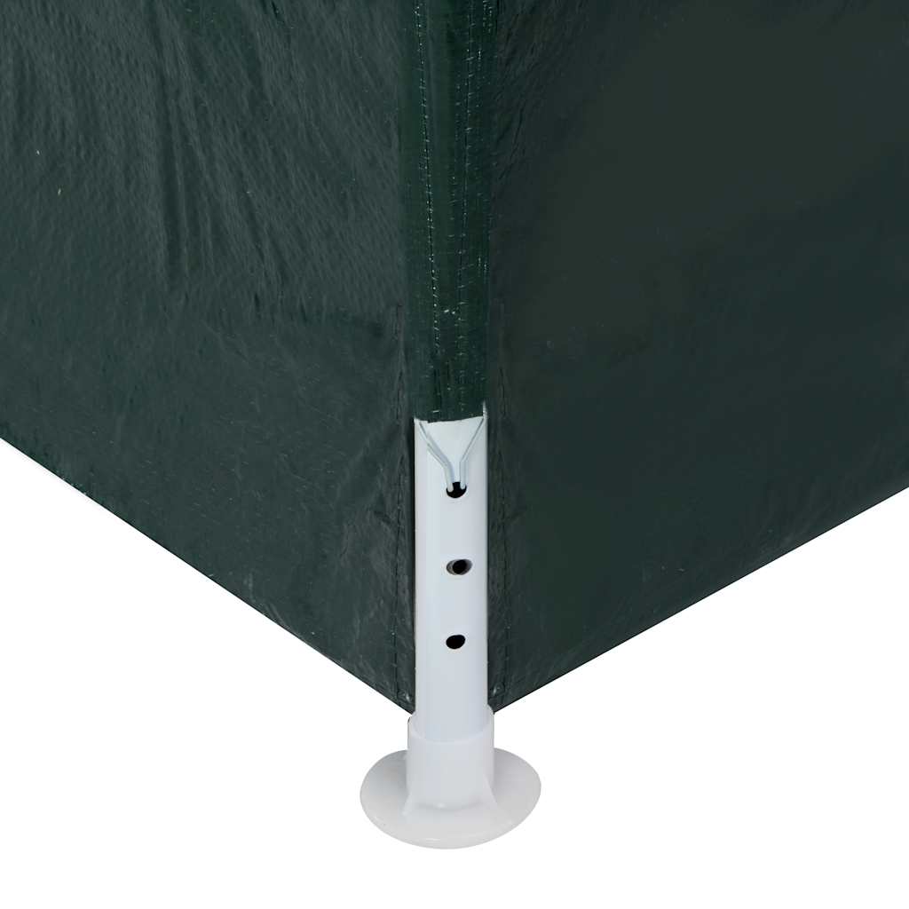 vidaXL Partytent | Green | Polyethylene, Steel | 3x6 m | UV-resistant materials