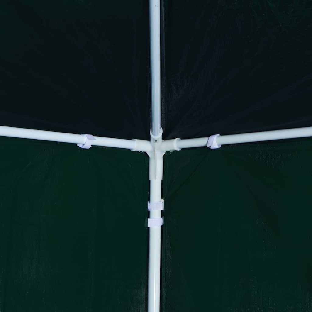 vidaXL Partytent | Green | Polyethylene, Steel | 3x6 m | UV-resistant materials