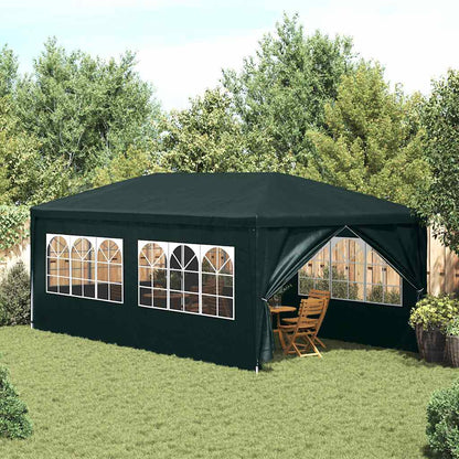 vidaXL Partytent | Green | Polyethylene, Steel | 3x6 m | UV-resistant materials