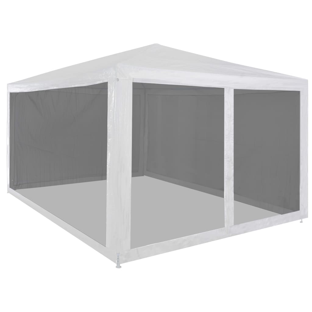 45109 vidaXL Party Tent with 4 Mesh Sidewalls 4x3 m
