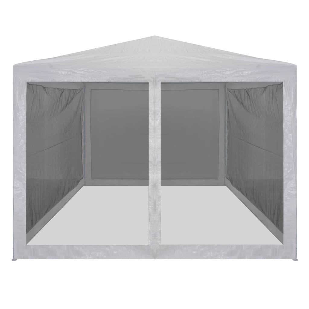 45109 vidaXL Party Tent with 4 Mesh Sidewalls 4x3 m