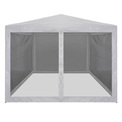 45109 vidaXL Party Tent with 4 Mesh Sidewalls 4x3 m