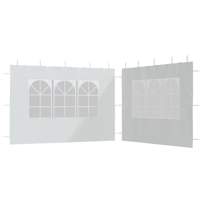 vidaXL Gazebos White PE and Steel