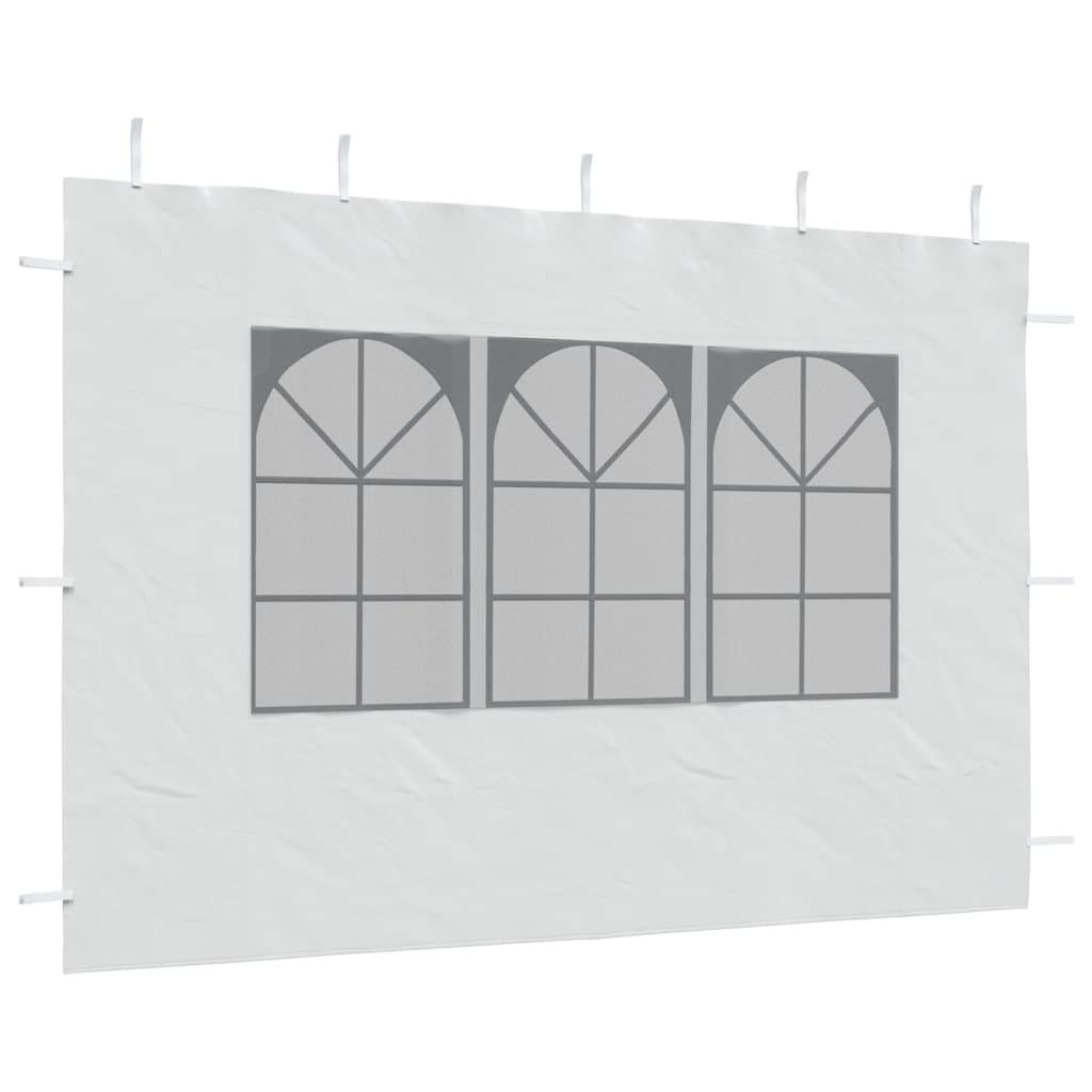 vidaXL Gazebos White PE and Steel