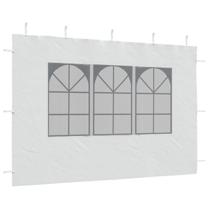 vidaXL Gazebos White PE and Steel