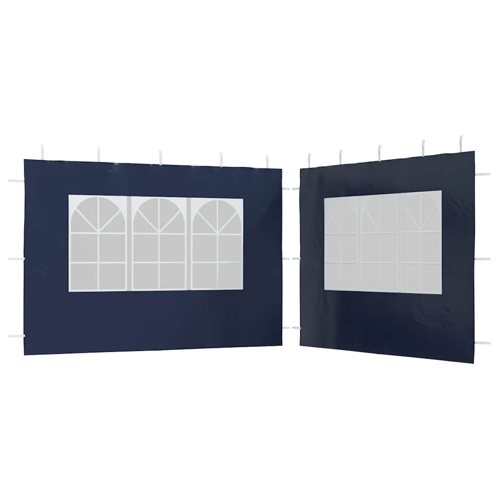 vidaXL Gazebos Blue PE and Steel
