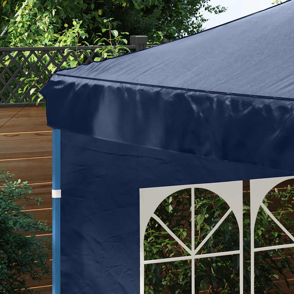 vidaXL Gazebos Blue PE and Steel
