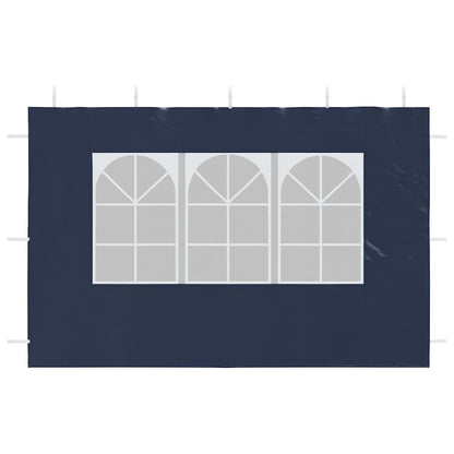 vidaXL Gazebos Blue PE and Steel