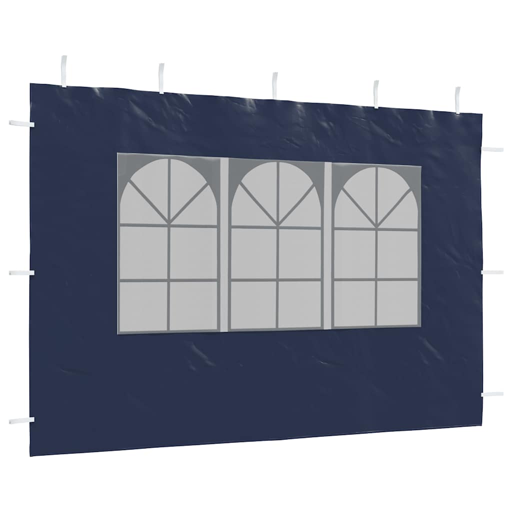 vidaXL Gazebos Blue PE and Steel