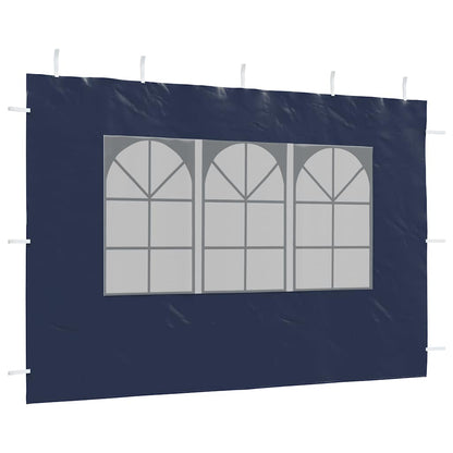 vidaXL Gazebos Blue PE and Steel
