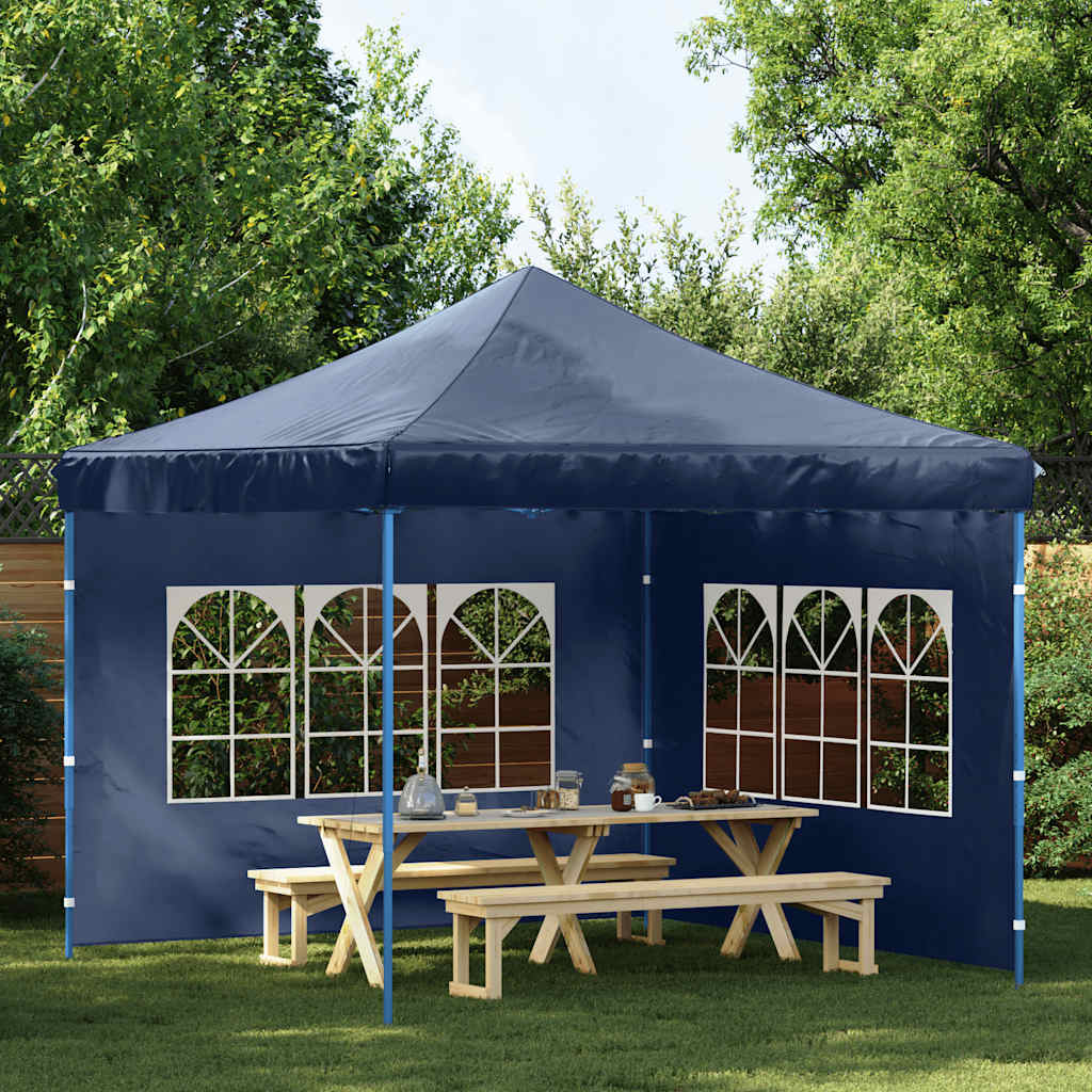 vidaXL Gazebos Blue PE and Steel