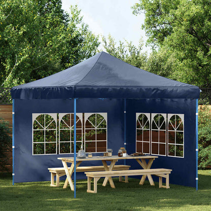 vidaXL Gazebos Blue PE and Steel
