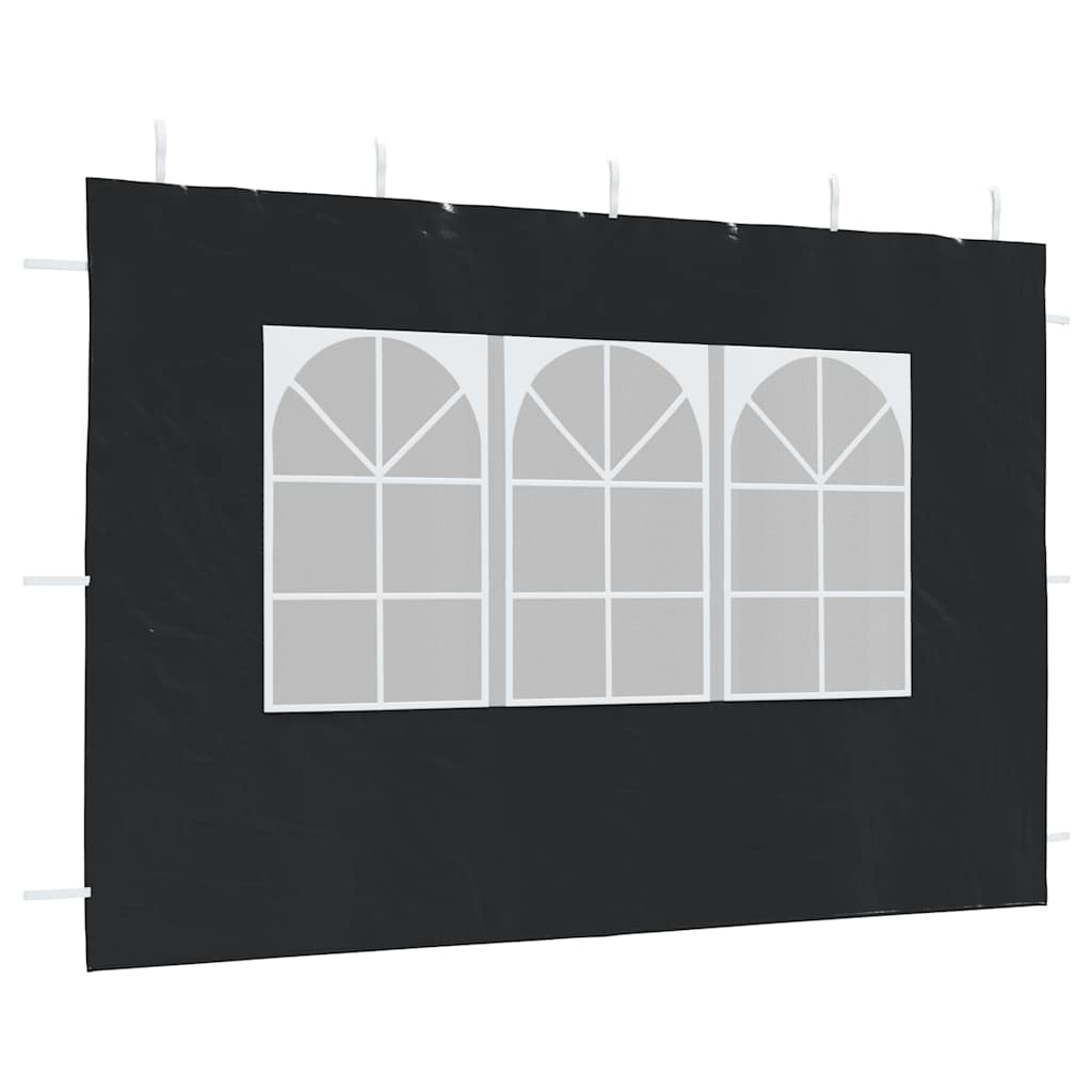 vidaXL Gazebos Anthracite PE and Steel