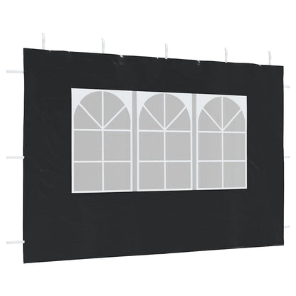 vidaXL Gazebos Anthracite PE and Steel