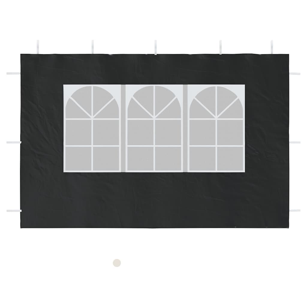 vidaXL Gazebos Anthracite PE and Steel