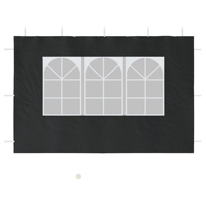 vidaXL Gazebos Anthracite PE and Steel