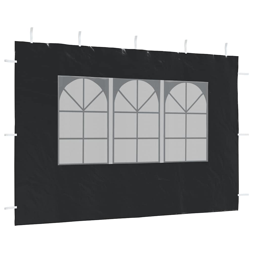 vidaXL Gazebos Anthracite PE and Steel