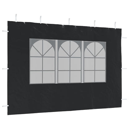 vidaXL Gazebos Anthracite PE and Steel