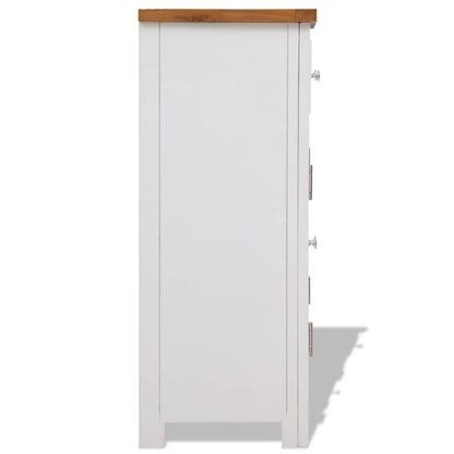 vidaXL Sideboard 90x33.5x83 cm Solid Oak Wood