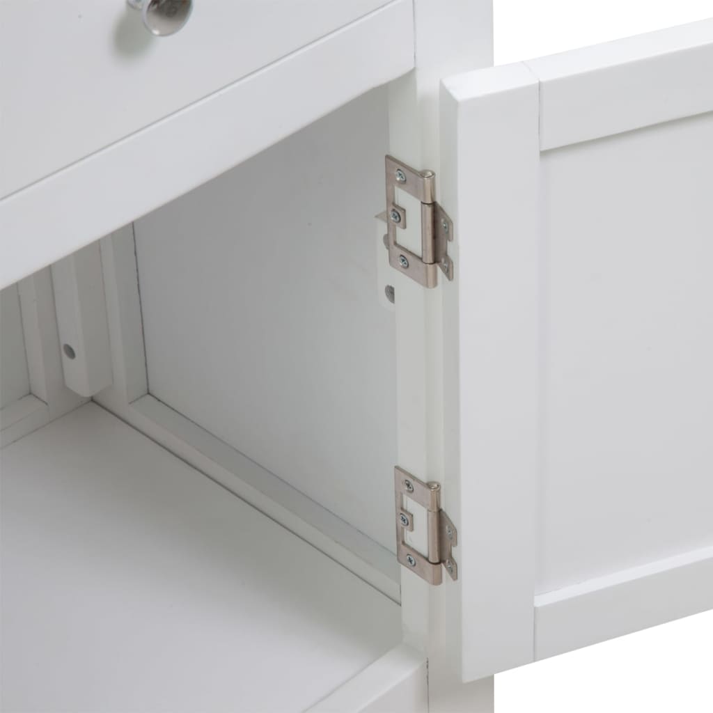 vidaXL Sideboard 90x33.5x83 cm Solid Oak Wood