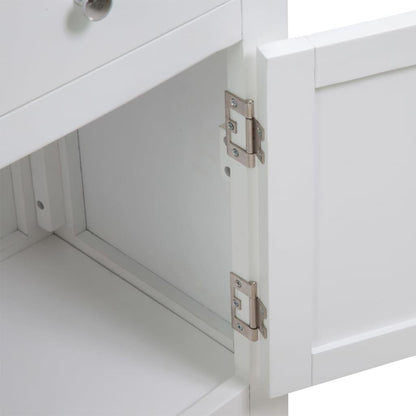 vidaXL Sideboard 90x33.5x83 cm Solid Oak Wood