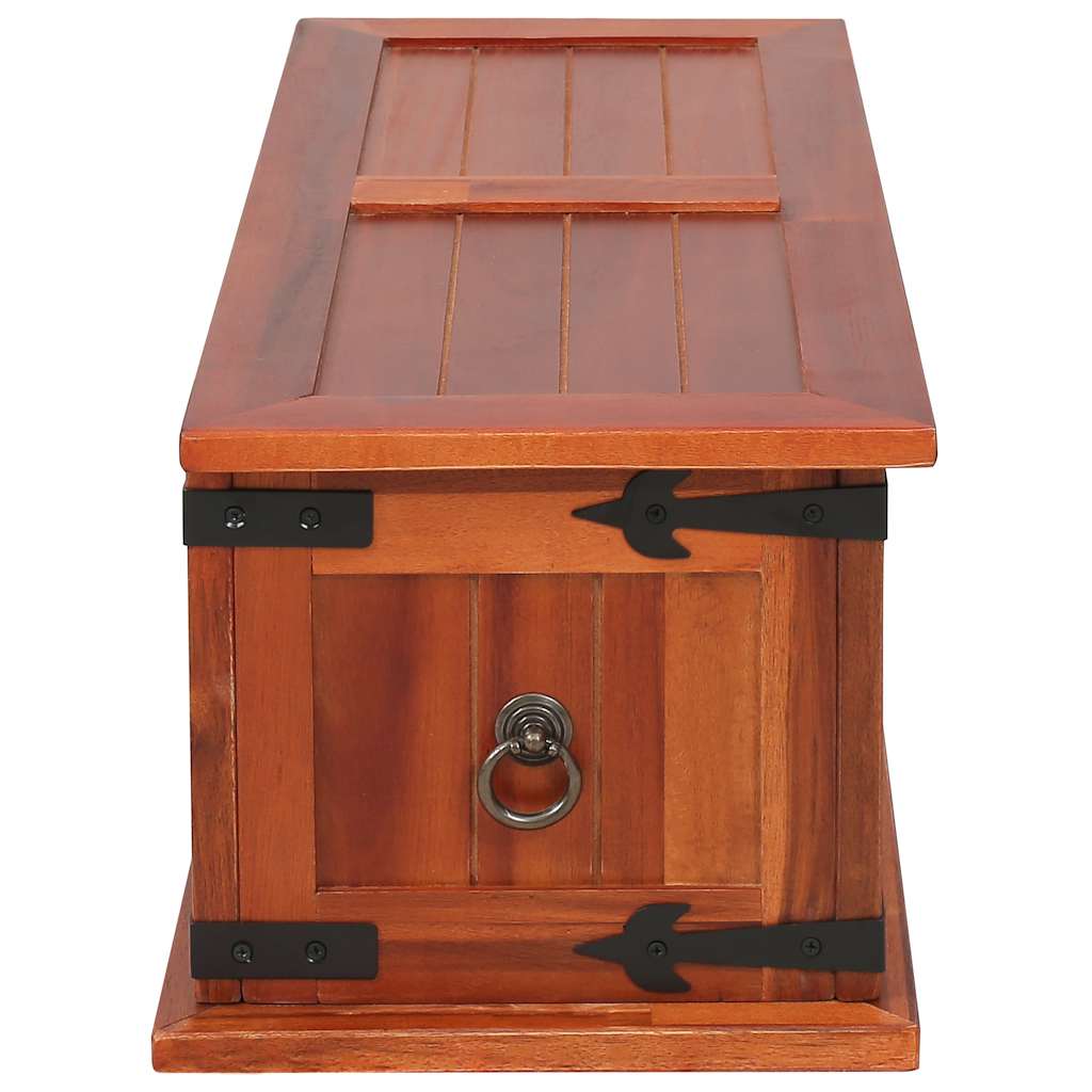 vidaXL Storage Chest 60x25x22 cm Solid Acacia Wood