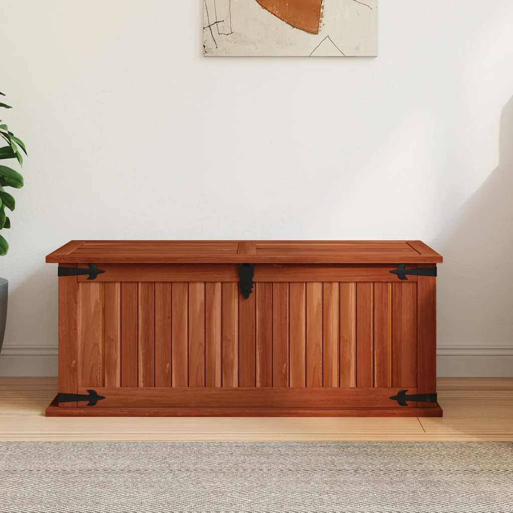 vidaXL Storage Chest | Brown | Solid acacia wood, MDF | 79 x 34 x 32 cm