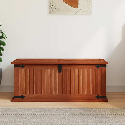 vidaXL Storage Chest | Brown | Solid acacia wood, MDF | 79 x 34 x 32 cm